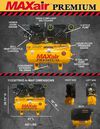 MAXair Air Compressor 13 HP 30 Gallon Gasoline Truck Mount, small image number 5