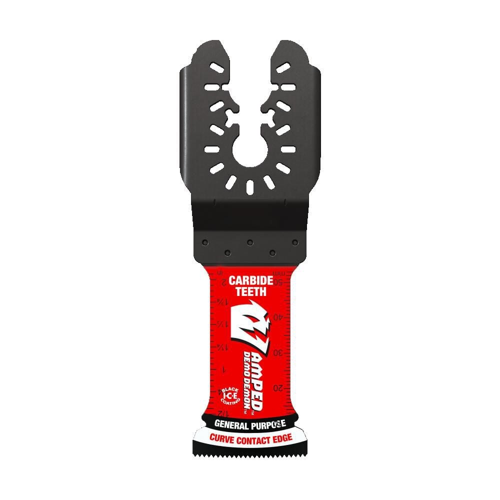 Diablo Tools 1-1/4 Inch x 2-1/8 Inch AMPED Universal Fit Oscillating Blade for General Purpose Cuts, large image number 1