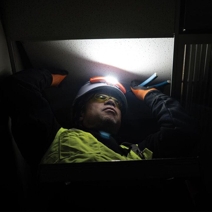 Klein Tools Hard Hat Wide-Beam Headlamp, large image number 11