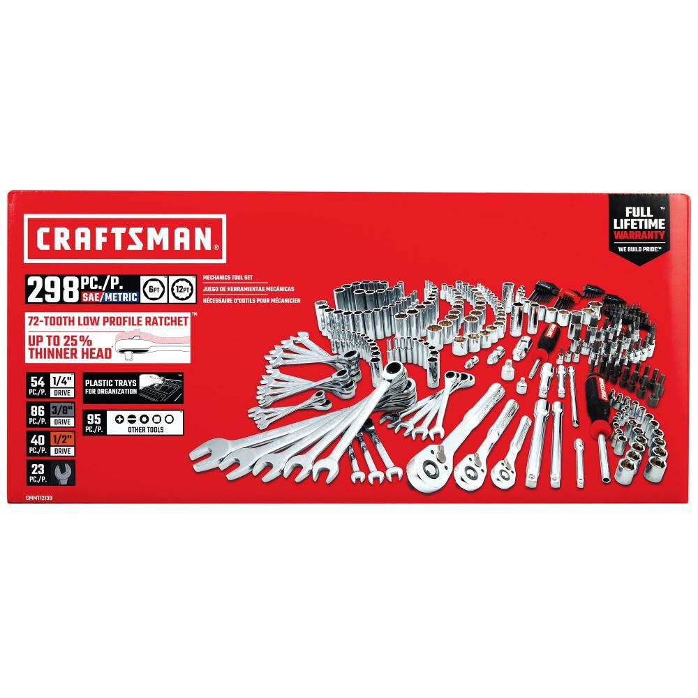 CRAFTSMAN Mechanics Tool Set, 298pc, large image number 5