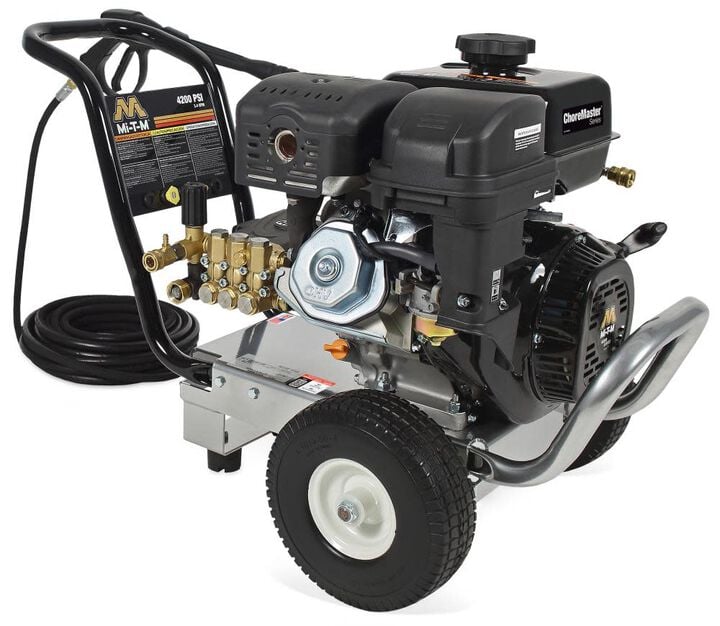 Mi T M ChoreMaster 4200 PSI 3.4 GPM Gas Powered Cold Water Pressure Washer with 3 Spray Tips