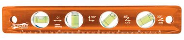Swanson Tool 9 In SAVAGE Magnetic Billet Torpedo Level with Metric (22 CM)