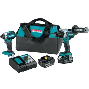 Makita 18V LXT 2pc Combo Kit Lithium Ion Brushless Cordless