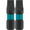 Makita Impact X #8 Slotted 1 Insert Bit 2/pk, small image number 1
