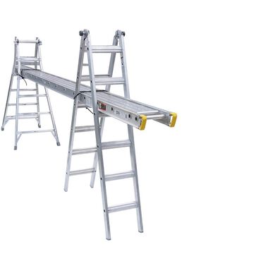 Werner 26-ft Aluminum 300-lb Telescoping Type IA Multi-Position Ladder, large image number 10