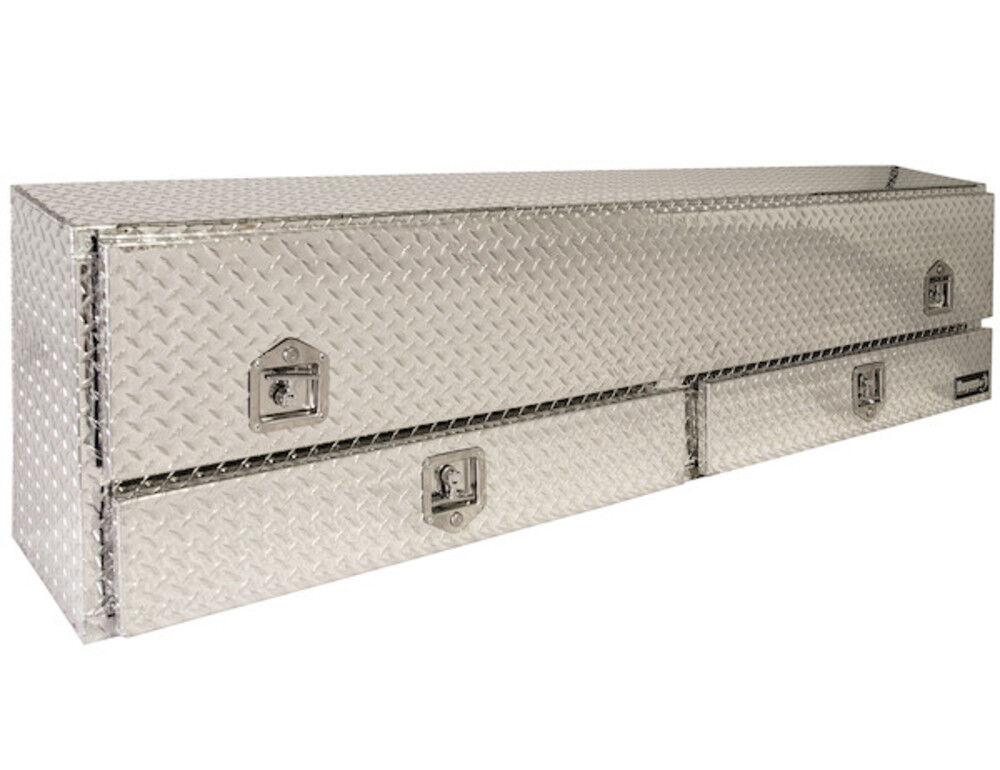 Buyers Products Company 21x13x72 Inch Diamond Tread Aluminum Pick-Up Truck Contractor With Lower Drawers Topsider – 1705641