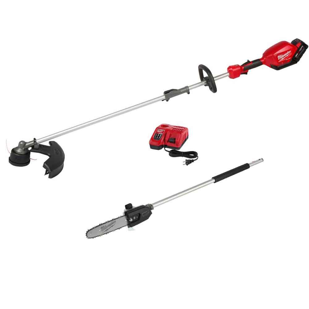 Milwaukee M18 FUEL String Trimmer with QUIK LOK Pole Saw