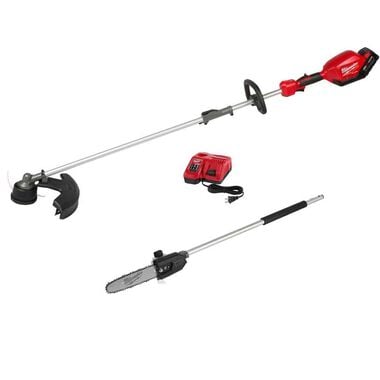 Milwaukee M18 FUEL String Trimmer with QUIK-LOK Pole Saw Attachment