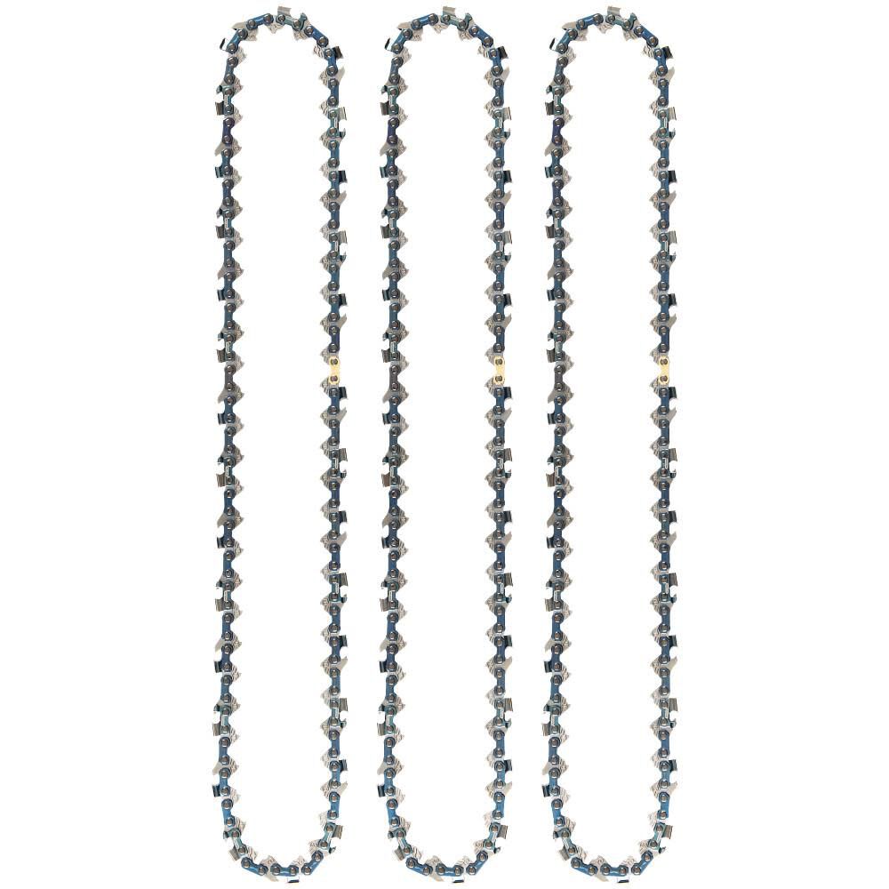 Milwaukee 14 in. Chainsaw Chain with .325 in. Low Profile Pitch and .043 in. Gauge (3-Pack)