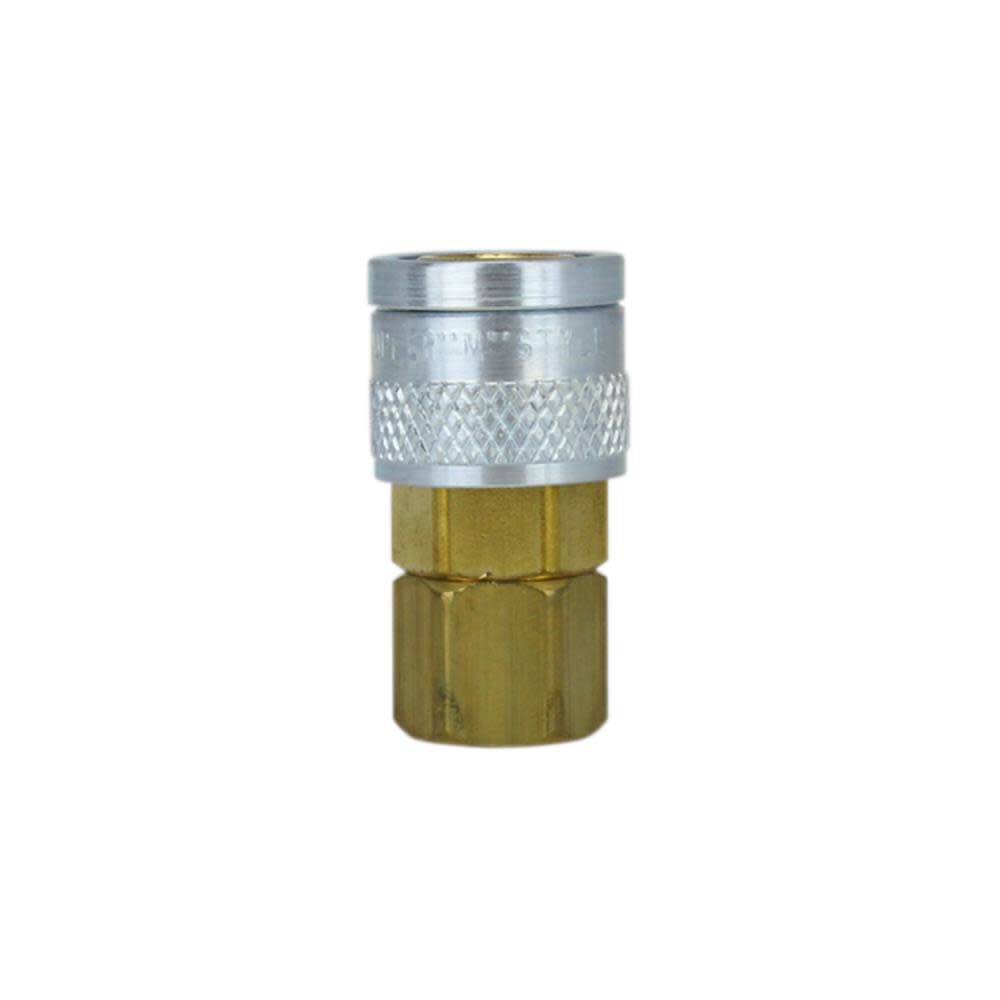 Milton S-755 1/4in FNPT M-Style Push Type Coupler, large image number 2