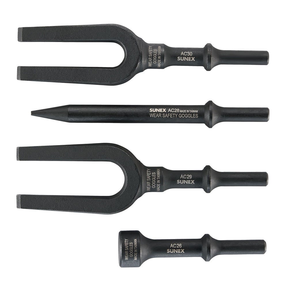 Sunex Air Hammer Chisel Pneumatic Separator Set 3 Pieces, large image number 2