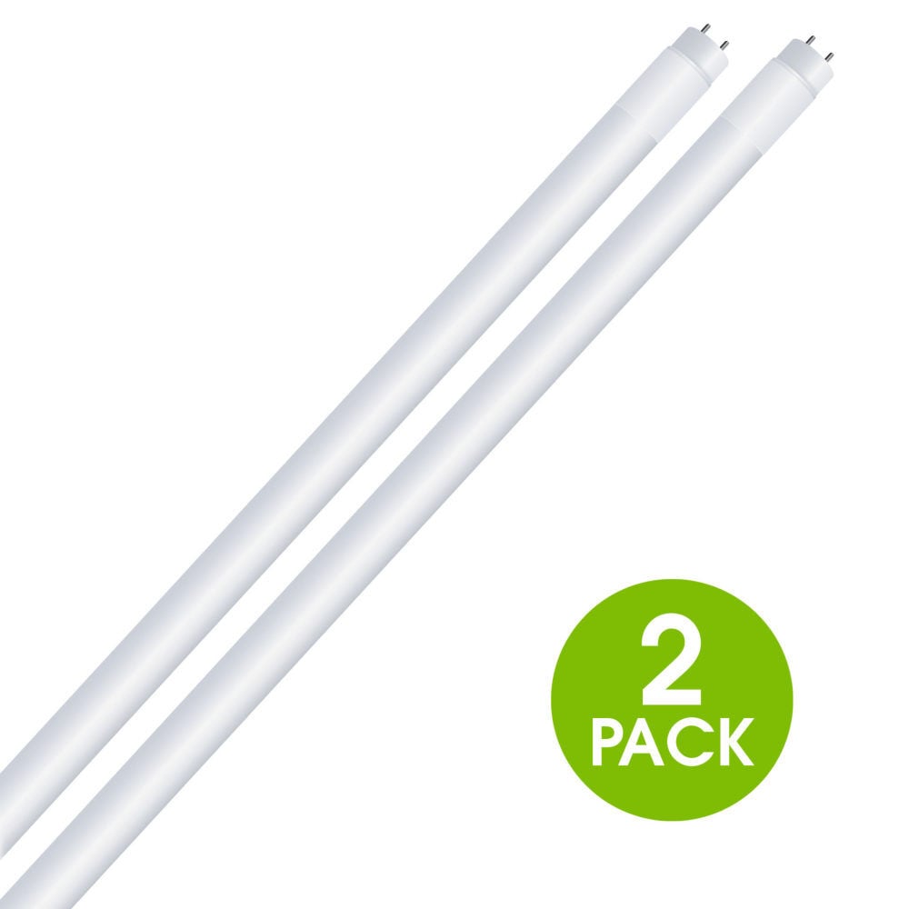 Feit Electric 4′ 32W T8 4100K Tubular LED Bulb 2 Pack – T848/840LEDG2/2
