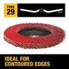 DEWALT 4-1/2in X 7/8in 40G T29 XP CERAMIC FLAP DISC, small image number 3