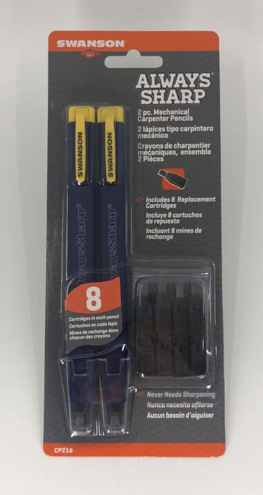 Swanson Tool AlwaysSharp Refillable Mechanical Carpenter Pencil, large image number 1