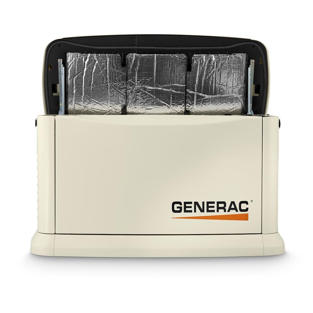 Generac Guardian Series 22,000 Watt (22kw) Dual Fuel 50-State Air-Cooled Home Standby Generator with 200-Amp Whole Home Transfer Switch, large image number 6