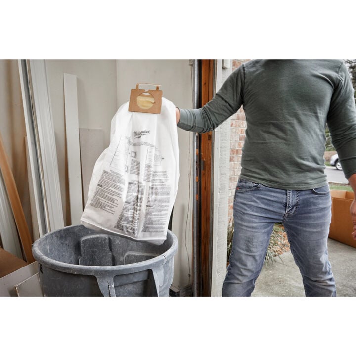 Milwaukee Fleece Dust Bags 9 Gallon 5pk, large image number 7