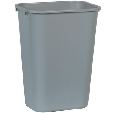 Rubbermaid Large Gray Wastebasket