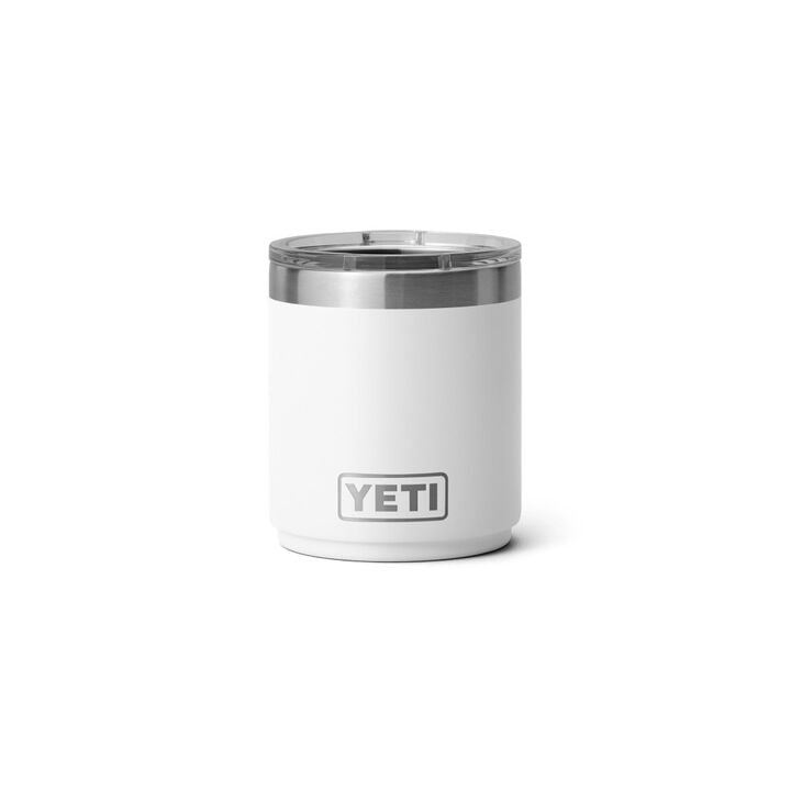 YETI Rambler 10 Oz Stackable Lowball with Magslider Lid White
