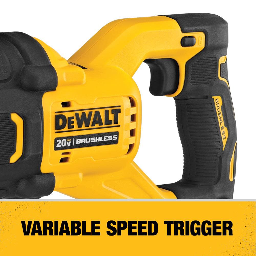 DEWALT 20V MAX POWER DETECT XR Brushless Reciprocating Saw Kit DCS368W1