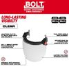 Milwaukee BOLT Full Face Shield Clear Dual Coat Lens Compatible with Safety Helmets & Hard Hats, small image number 4
