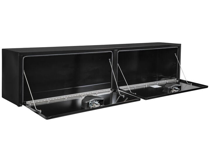 Buyers Products Company 16x13x72 Inch Black Steel Topsider Truck Box, large image number 4