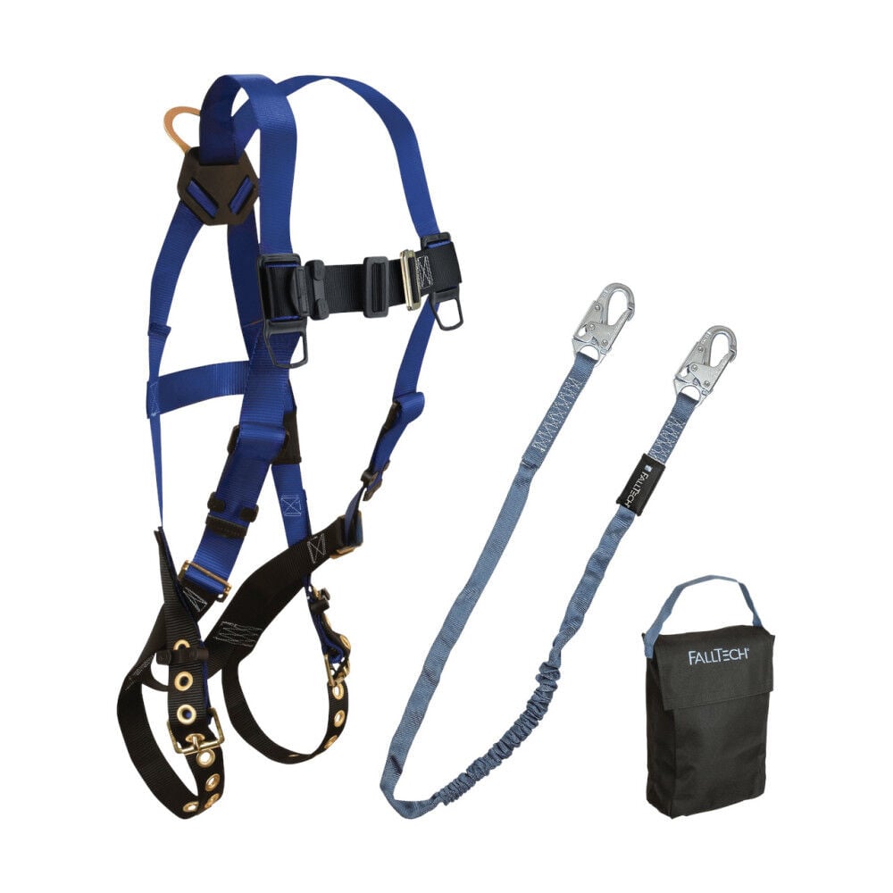 Falltech Harness Lanyard & Storage Bag Kit 3pc – 9001HS