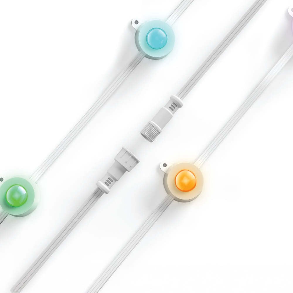 Feit Electric 25 Ft. Smart-Enabled Color Changing 15 String Light Extension – 9102657