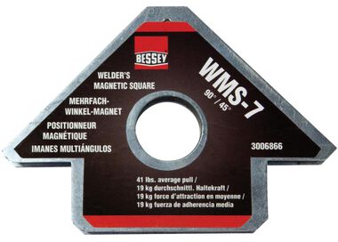 Bessey Arrowhead Welder's Magnetic Set-Up Square 90 and 45 Degree Angles