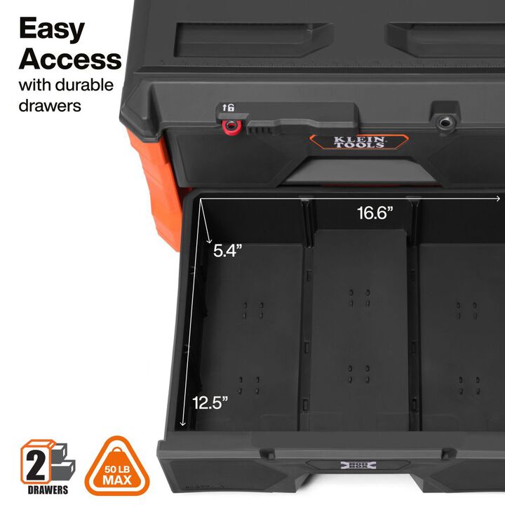 Klein Tools MODbox Two Drawer Toolbox, large image number 2