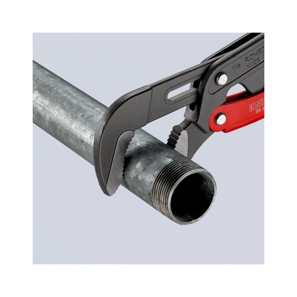 Knipex Pipe Wrench S Type Plastic Handle 420 mm Swedish Pattern, large image number 5