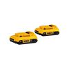 DEWALT 20V MAX 20V 2Ah Lithium Ion Power Tool Battery Pack with Fuel Indicator (2 Pack), small image number 3