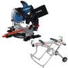 Bosch EXPERT 12 Inch Miter Saw and Gravity-Rise Saw Stand Bundle, small image number 1