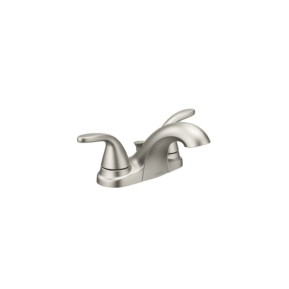 Moen Adler Bathroom Faucet 4in Brushed Nickel Two Handle 84603SRN
