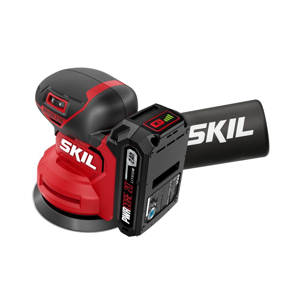 SKIL 20V Brushless Random Orbital Sander Kit, large image number 3