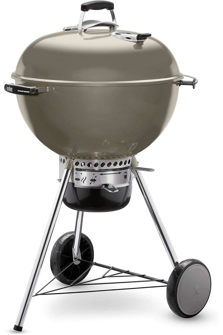 Weber Master-Touch 22 Inch Charcoal Grill with Built-In Thermometer, Smoke, large image number 10