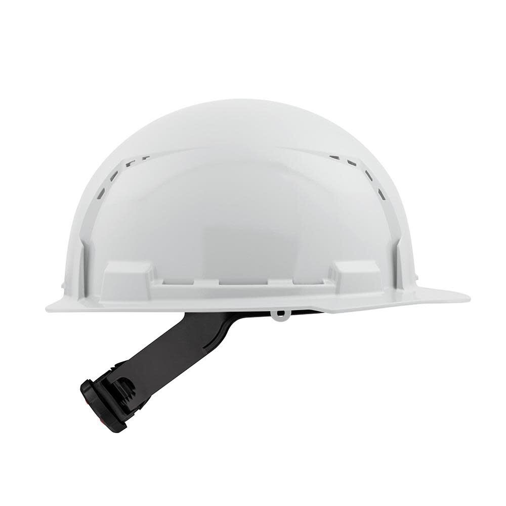 Milwaukee Gray Front Brim Vented Hard Hat with 4pt Ratcheting Suspension Type 1 Class C & BOLT Cooling Fan Bundle, large image number 14