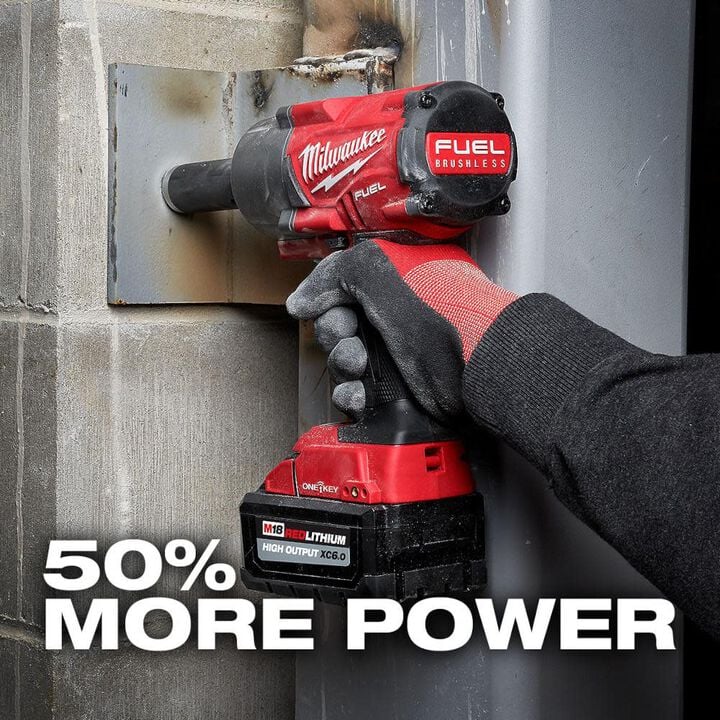 Milwaukee M18 REDLITHIUM HIGH OUTPUT XC 18V 6Ah Lithium Ion Power Tool Battery Pack with Fuel Indicator, large image number 6