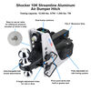 Shocker Hitch Streamline 10K Aluminum 2 Inch Air Receiver Hitch & Drawbar with 1 Inch Hole, small image number 2