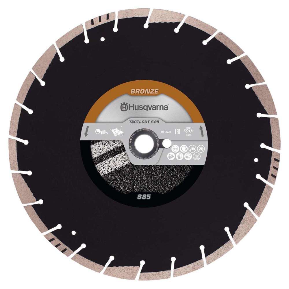 Husqvarna Construction Tacti-Cut S85 14 Inch Diamond Circular Saw Blade for Asphalt, large image number 2