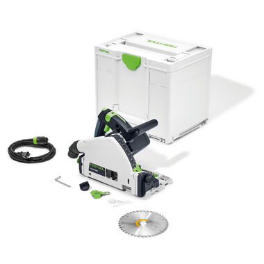 Festool 6 1/4in TS 55 FEQ-F-Plus Plunge Cut Track Saw, large image number 0