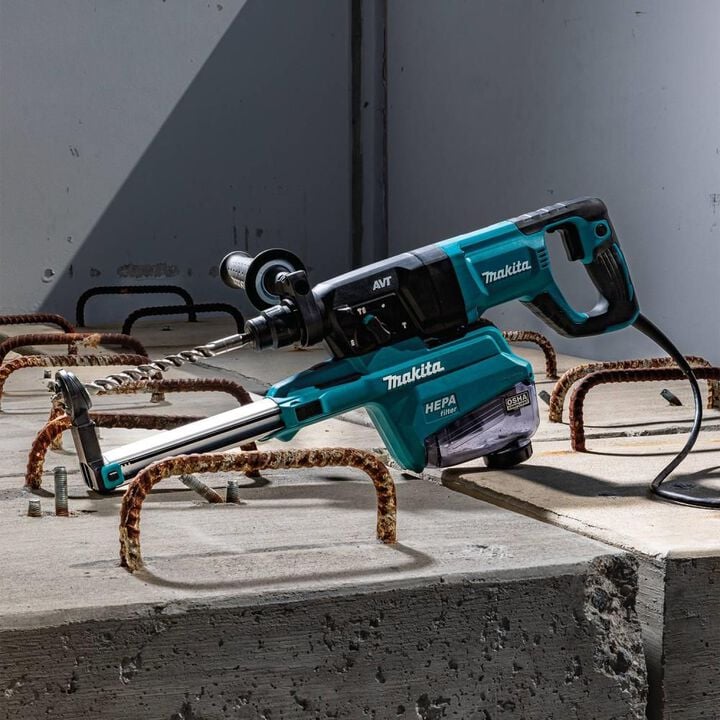 Makita 1 Inch SDS-PLUS AVT Rotary Hammer with HEPA Dust Extractor (D-handle), large image number 6