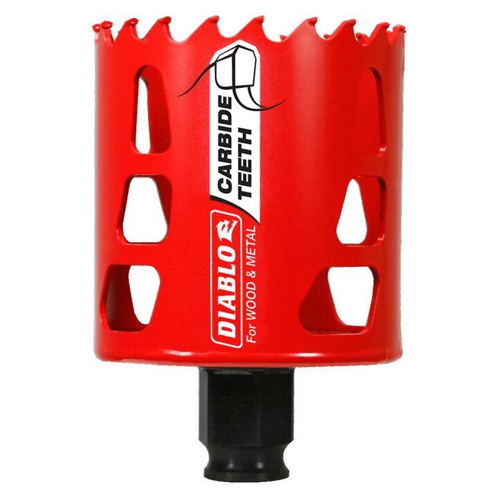 Diablo Tools 2-3/8in (60mm) Carbide-Tip Wood & Metal Holesaw, large image number 0