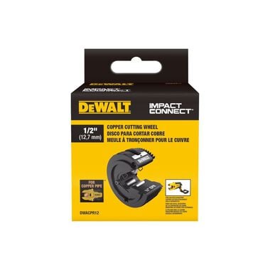 DEWALT Impact Connect 1/2in Copper Cutter Wheel, large image number 0