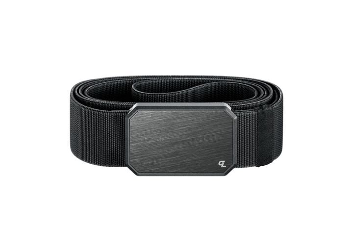 Groove Life OG Groove Stretch Performance Belt Black with Gun Metal Buckle OSFM