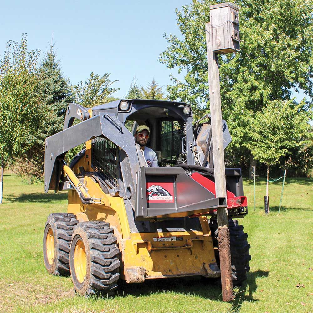 GreyWolf Attachments Tree Puller Skid Steer Attachment, large image number 15