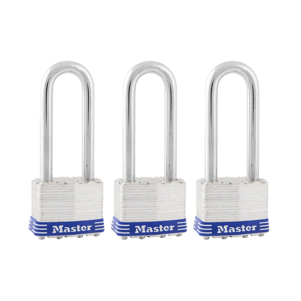 Master Lock Padlock 1 3/4in Keyed Alike Tumbler 3 Pack – 1TRILJ