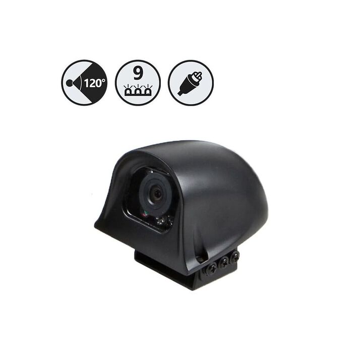 Rear View Safety 2.5MP 120 Degree Viewing Angle Zinc Metal Right Side Camera
