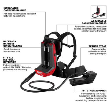 Milwaukee MX FUEL Portable Battery Extension, large image number 7
