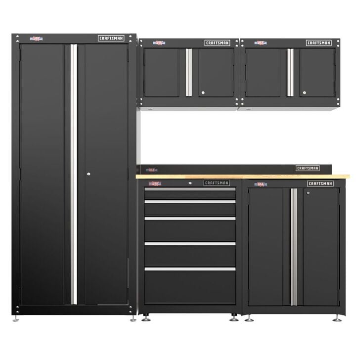 CRAFTSMAN S2000 Series 5-Drawer Base Cabinet, Black, large image number 8