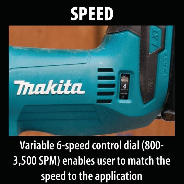 Makita 18V LXT Lithium-Ion Brushless Cordless Jig Saw (Bare Tool), large image number 3